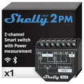Shelly 2PM Gen3 WiFi 2-Channel Smart Relay Switch - Power Metering