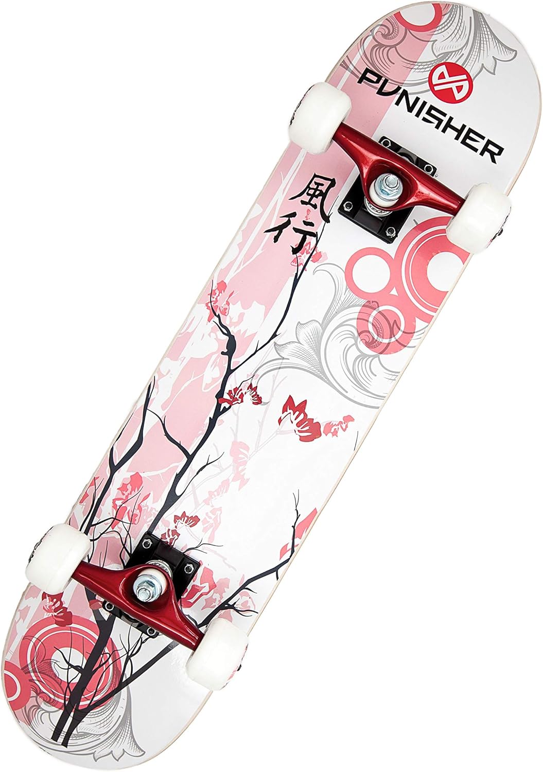 Punisher Girls Skateboard Complete with 31.5in x 7.75in Deck