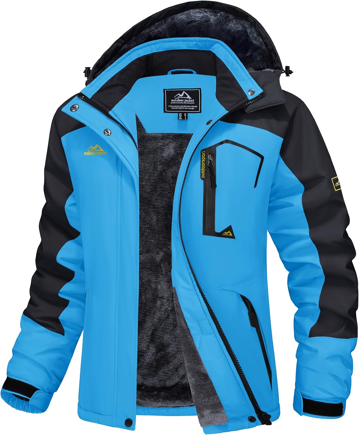 MAGCOMSEN Womens Ski Jacket Waterproof Insulated Winter Coat