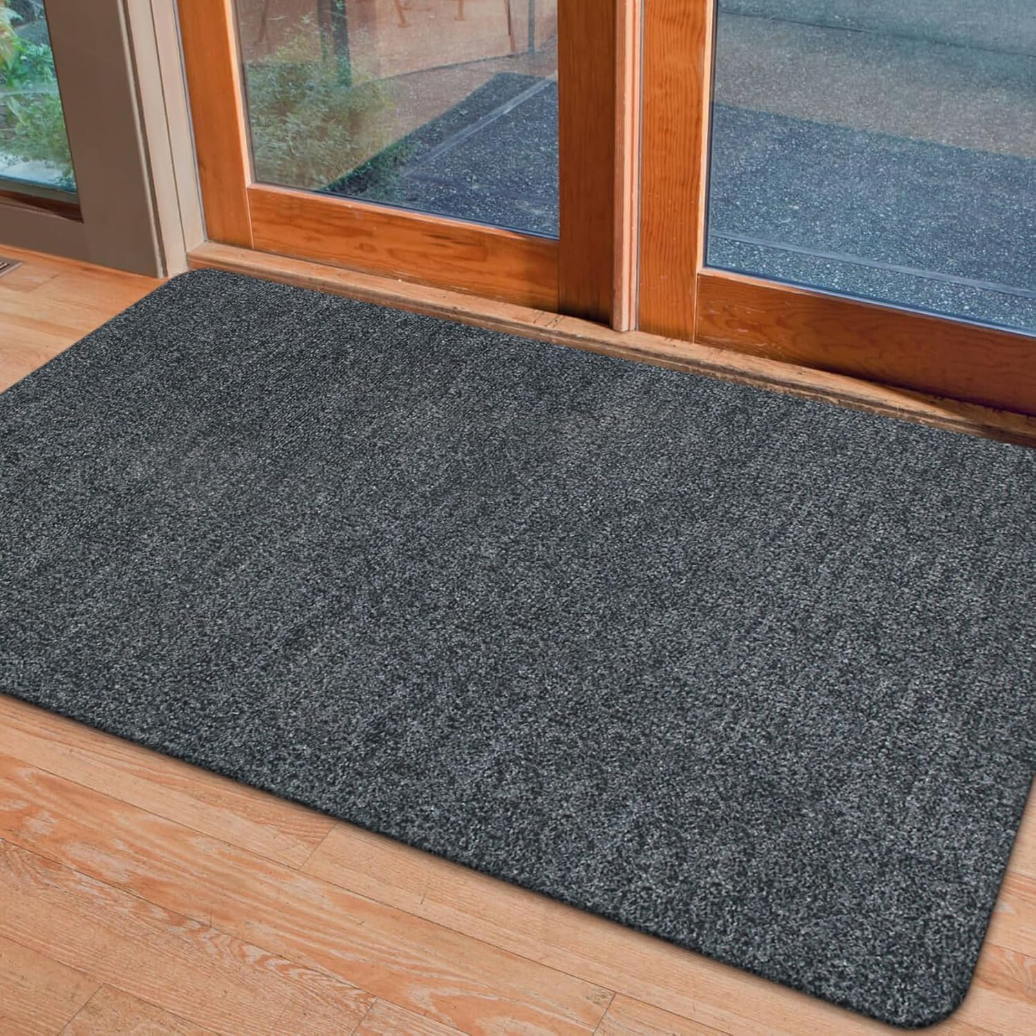 Non-Slip Low Profile Doormat for Indoor and Outdoor Use