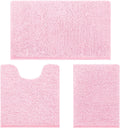 Ultra Soft Non Slip Chenille Bathroom Rugs Set for Comfort