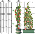 Tower Obelisk Garden Trellis for Climbing Plants, 73.6in Support