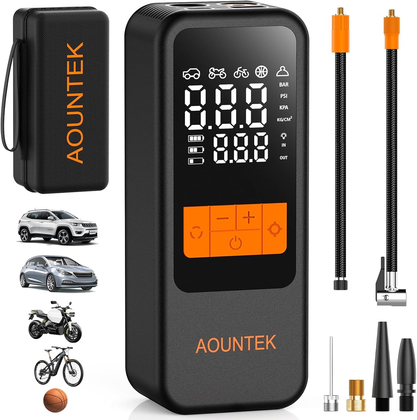 Portable Air Compressor Tire Inflator with Digital Gauge 150 PSI