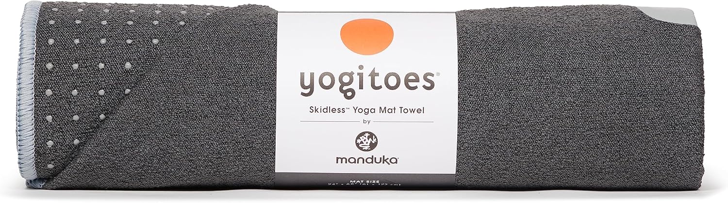 Manduka Yogitoes Towel: Non-Slip Microfiber for Hot Yoga