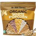 White Organic Popcorn Kernels (4.8lb) - Hulless, USDA Organic Snack
