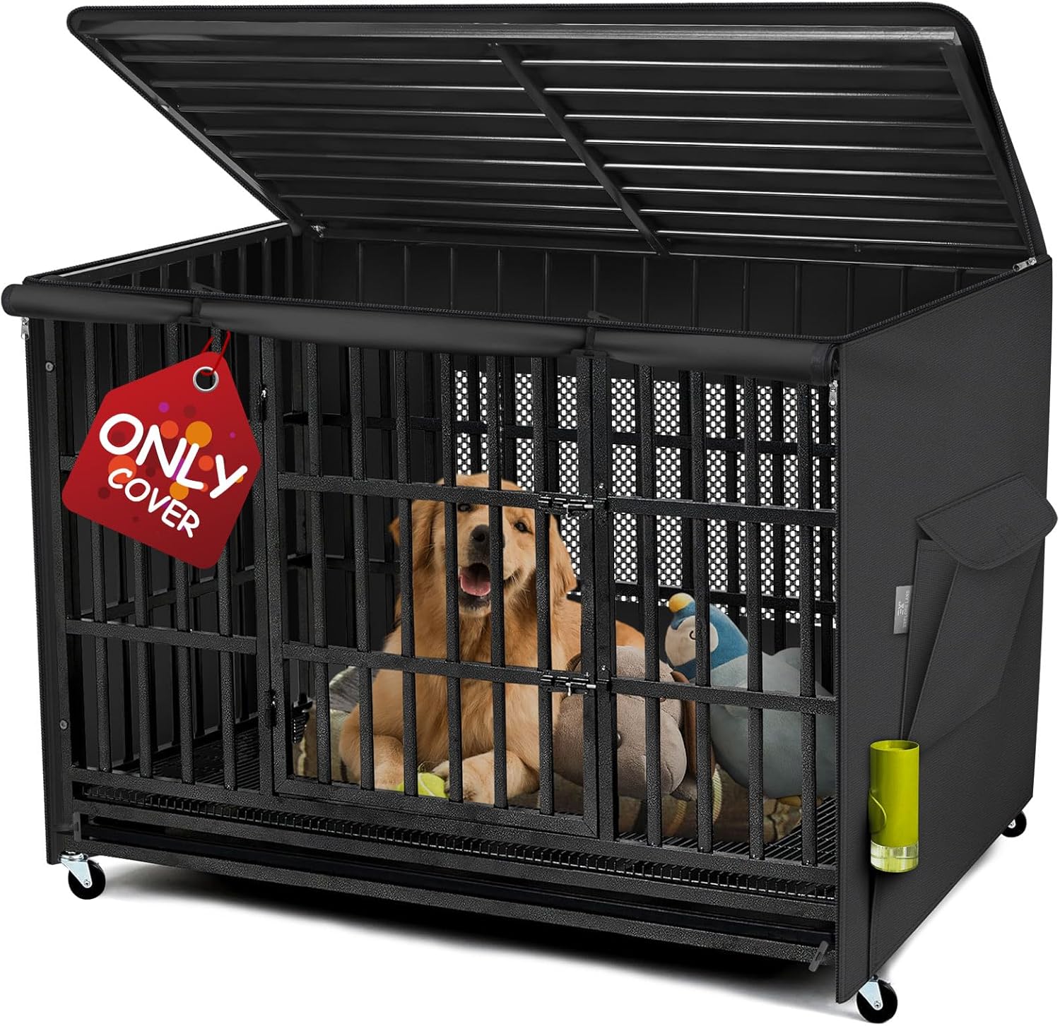 Explore Land 42 Inch Dog Crate Cover - Non-Toxic Polyester