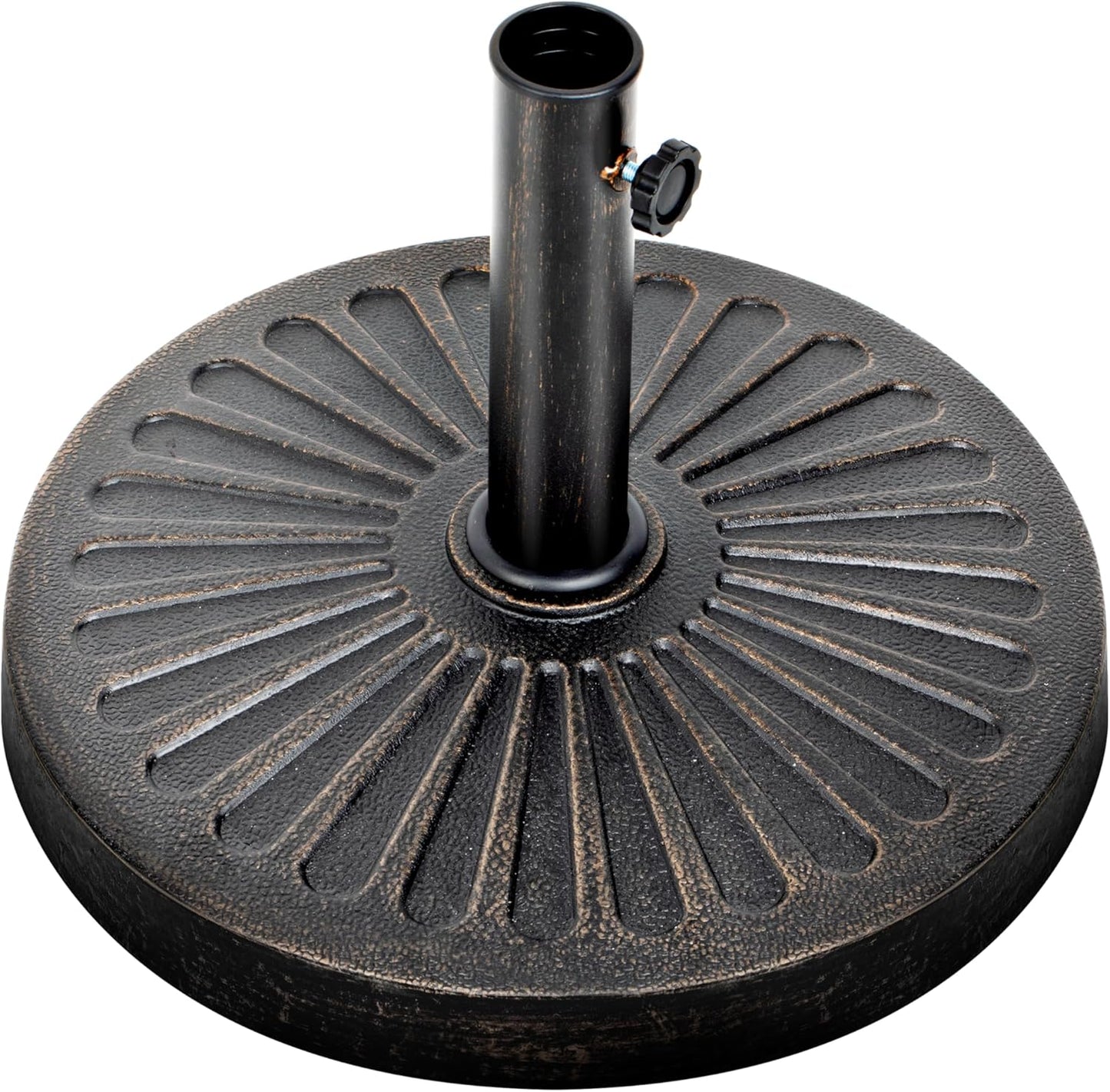 Heavy Duty Round Umbrella Base for Patio by Simple Deluxe