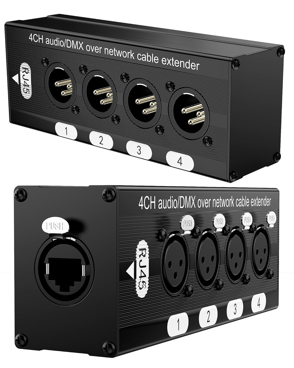 4 Channel XLR Snake Cable Breakout for Stage Sound and Lighting