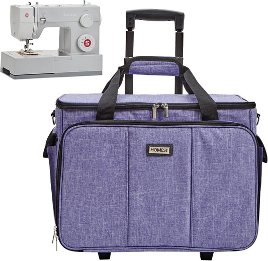 Deluxe Sewing Machine Case with Wheels for Easy Travel