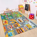 Car Rugs for Kids Toy Cars - City Road Carpet Playmat
