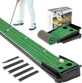 Portable 9ft Golf Putting Green - Auto Ball Return