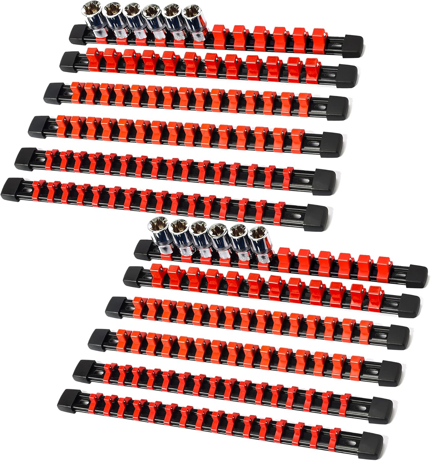 Socket Organizer Drive ABS Tools - Premium 12 Pieces Kit