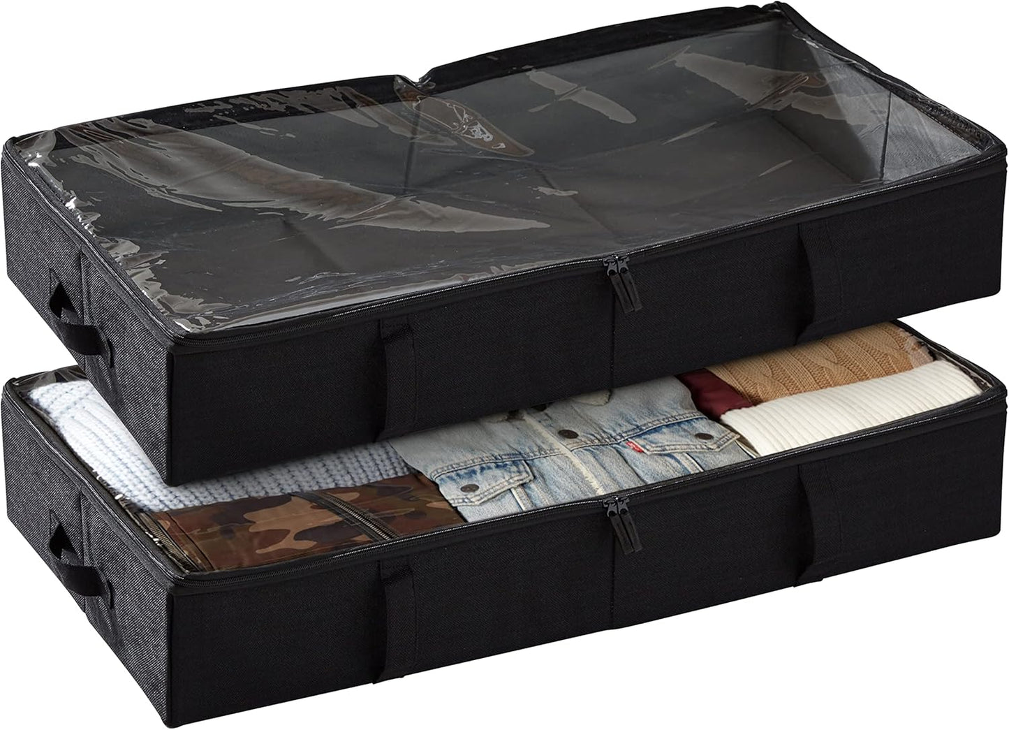 Under Bed Storage Containers for Clothes and Accessories
