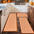 Ileading Autumn Kitchen Rugs Set of 3 for Seasonal Home Decor