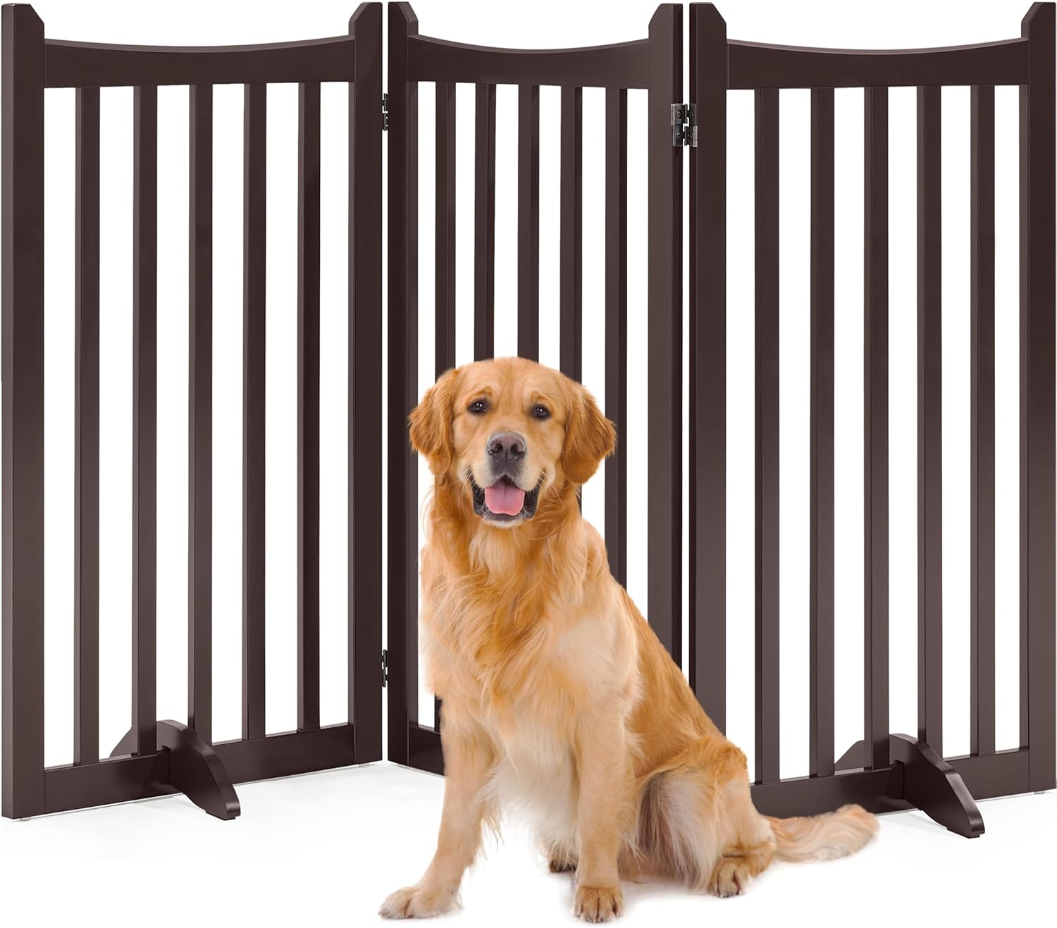 Yaheetech 36 H Extra Tall Freestanding Pet Gate for Dogs
