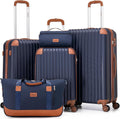 5 Piece ABS Hard Case Luggage Set with TSA Lock - Complete Travel Pack