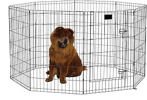 MidWest Foldable Metal Dog Exercise Pen for Secure Playtime
