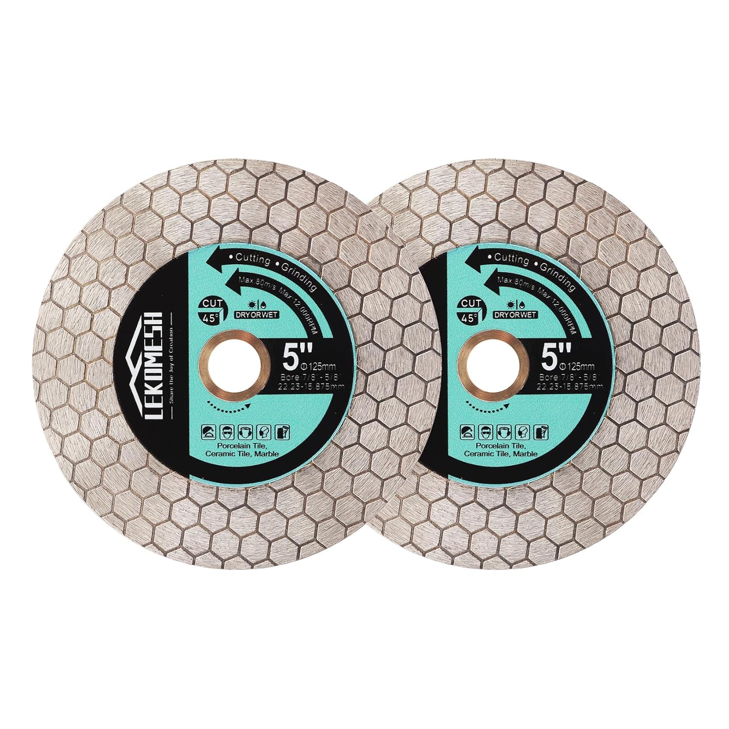 Tile Blade 5in Diamond Saw Blade for Cutting Granite Marble