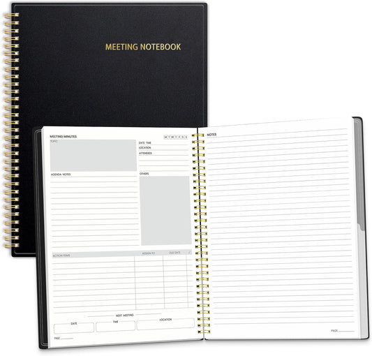 SUNEE Professional Meeting Notebook - Organize with Style!