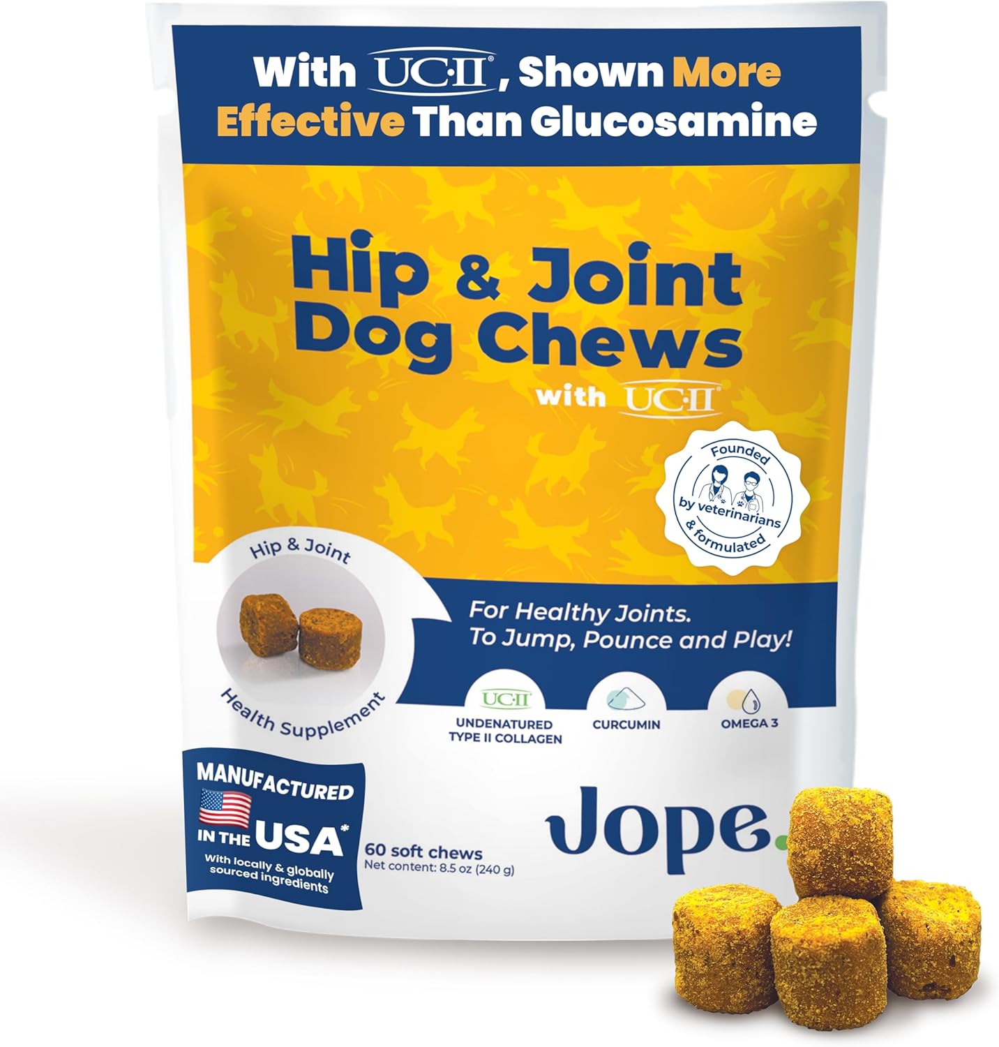 Jope Hip & Joint Supplement for Dogs - Effective Joint Chews