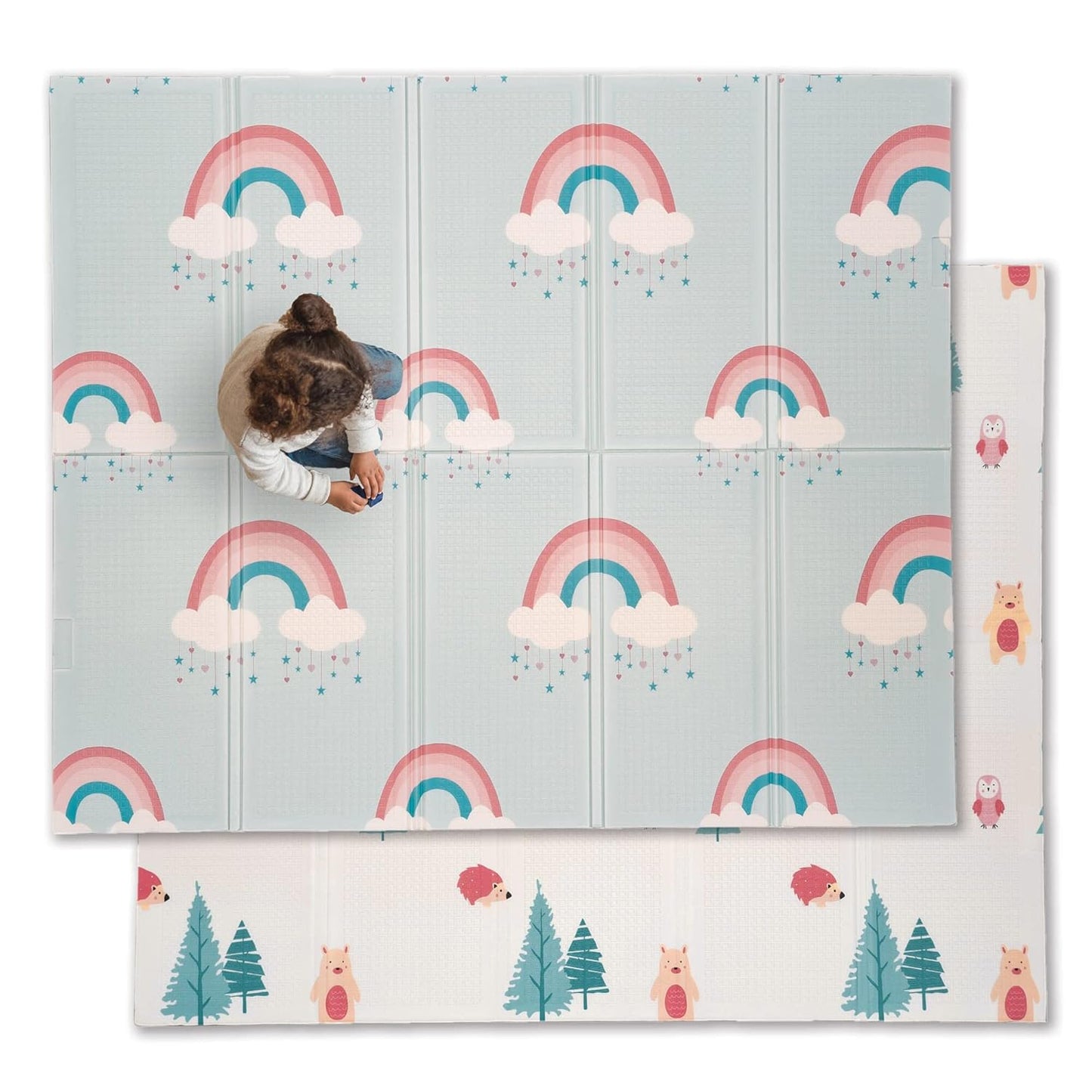 JumpOff Jo Baby Play Mat - Large Waterproof Foam Play Mat