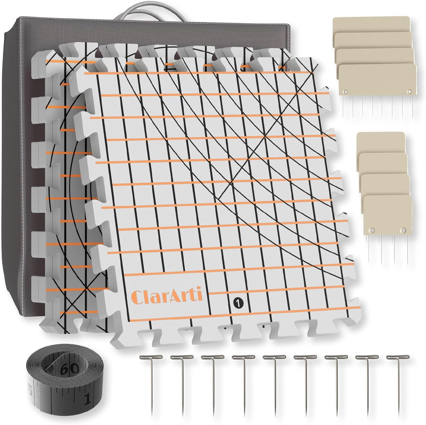 ClarArti Blocking Mats for Knitting & Crochet Projects Set