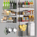 Magnetic Spice Rack for Refrigerator - 10 Pack Magnetic Kitchen Helper