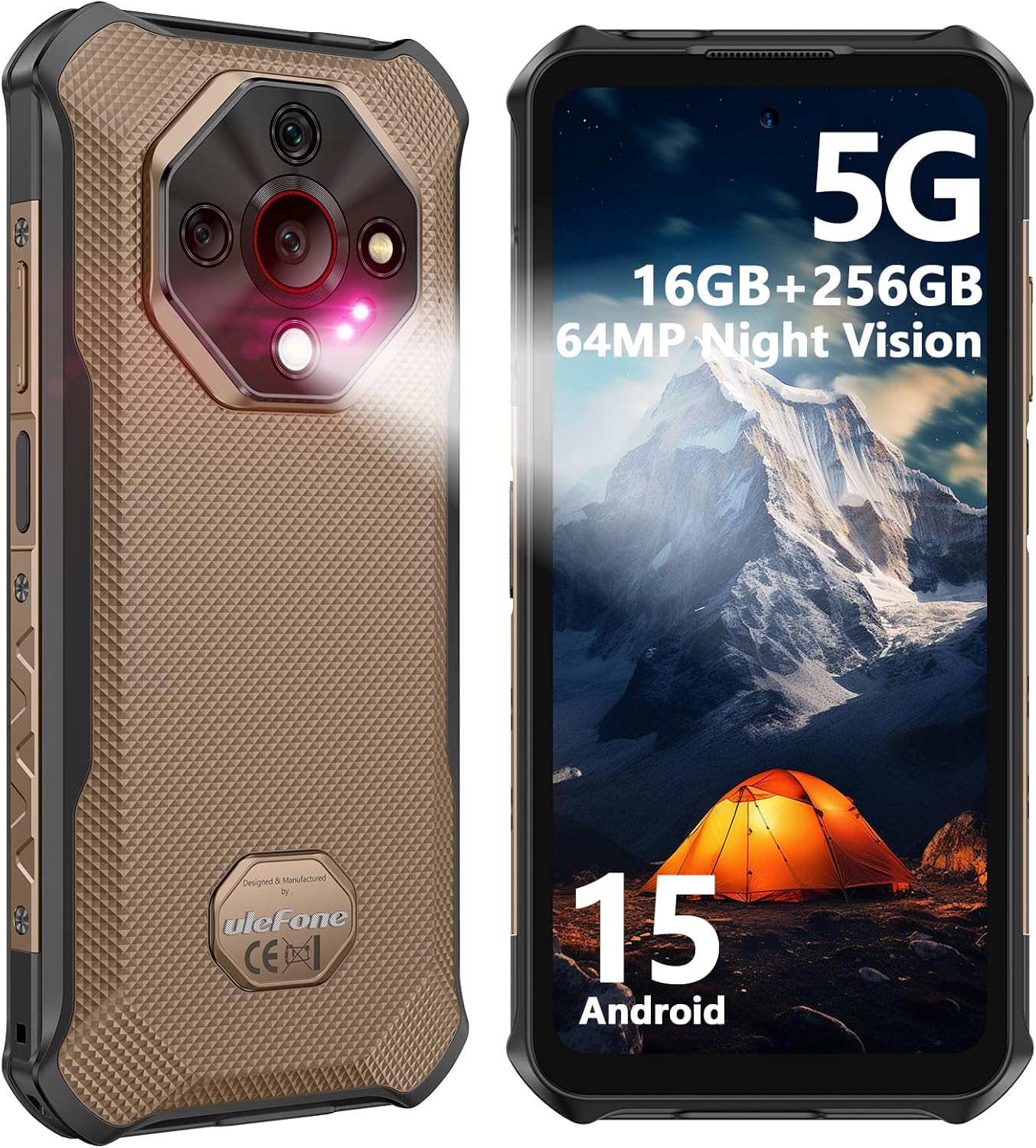 Ulefone Armor X16 Pro 5G Rugged Smartphone with 10360mAh Battery