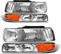 Headlight Assembly for 1999-2006 Chevy Silverado Tahoe Suburban