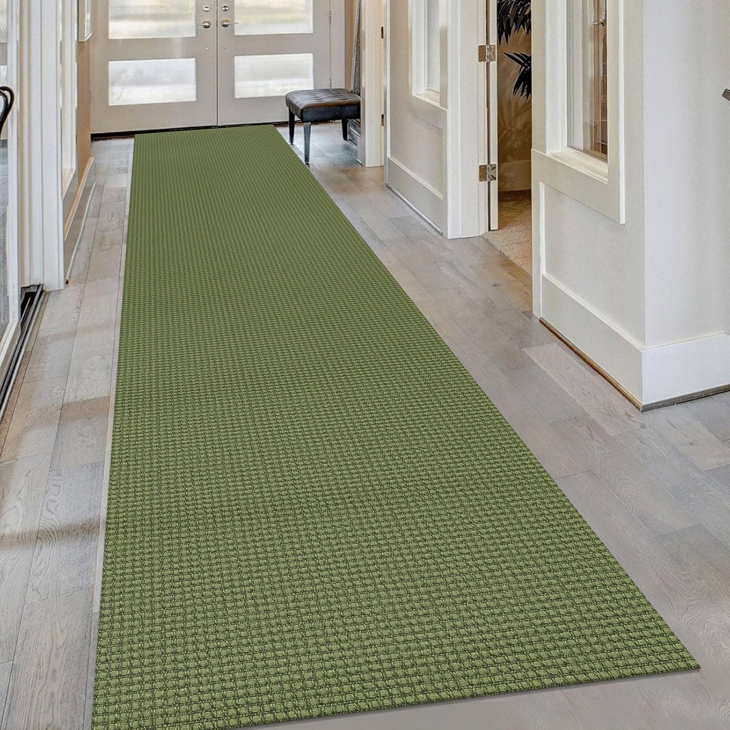 KOZYFLY Extra Long Hallway Runner Rug for Kitchen and Entryway