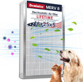 16x25x5 Reusable Electrostatic Air Filter MERV 8 - Lifetime Savings