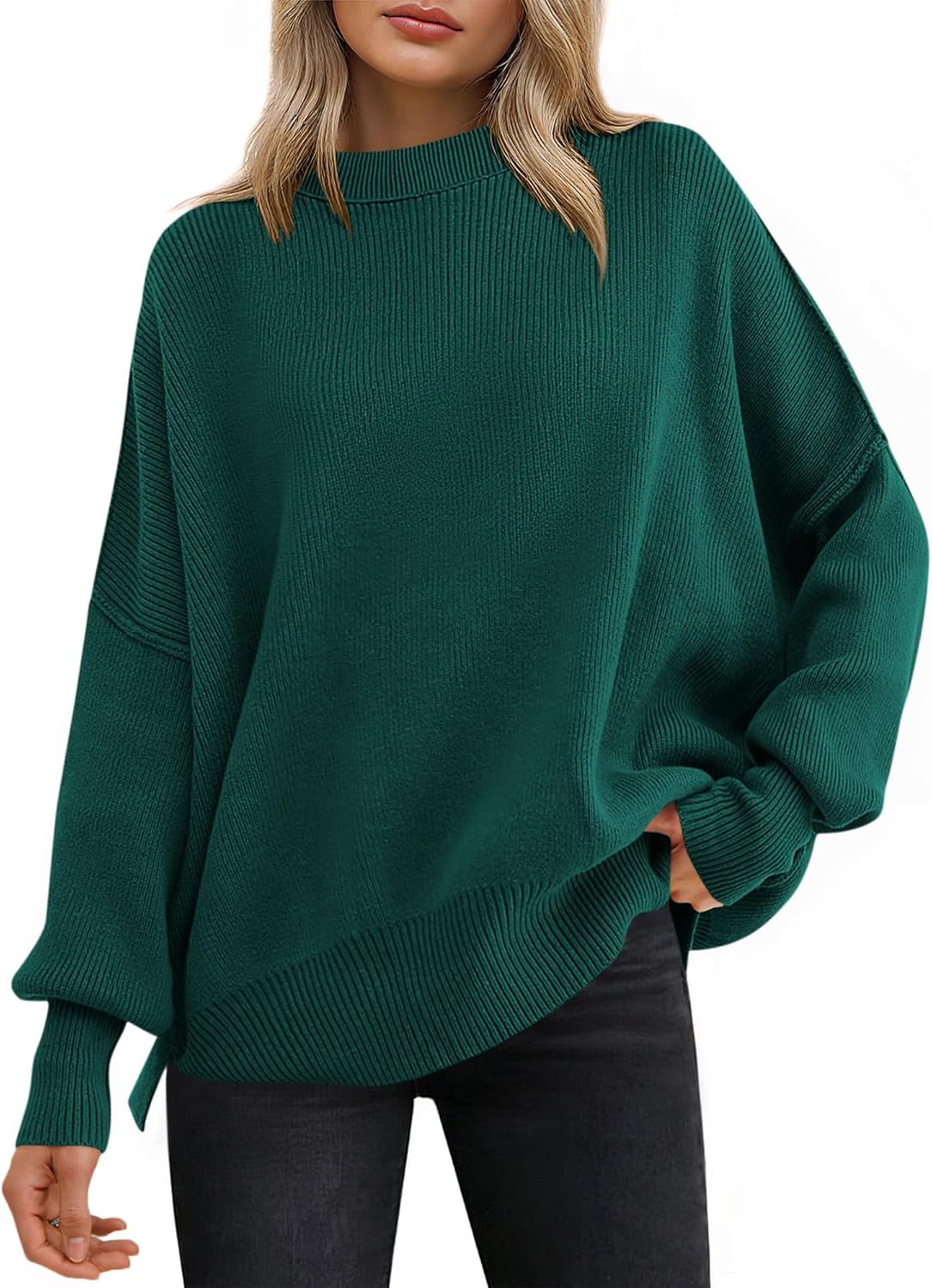Oversized Sweaters for Women: Batwing Long Sleeve Fashion Top