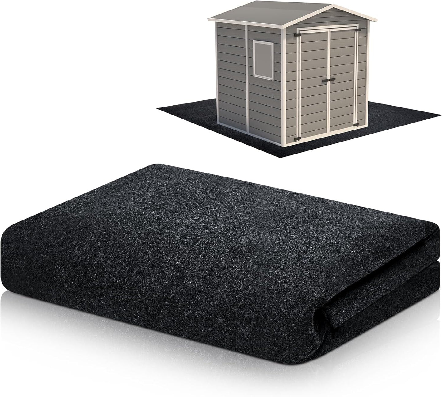 Haull Outdoor Storage Shed Floor Mat Waterproof Carport Pad
