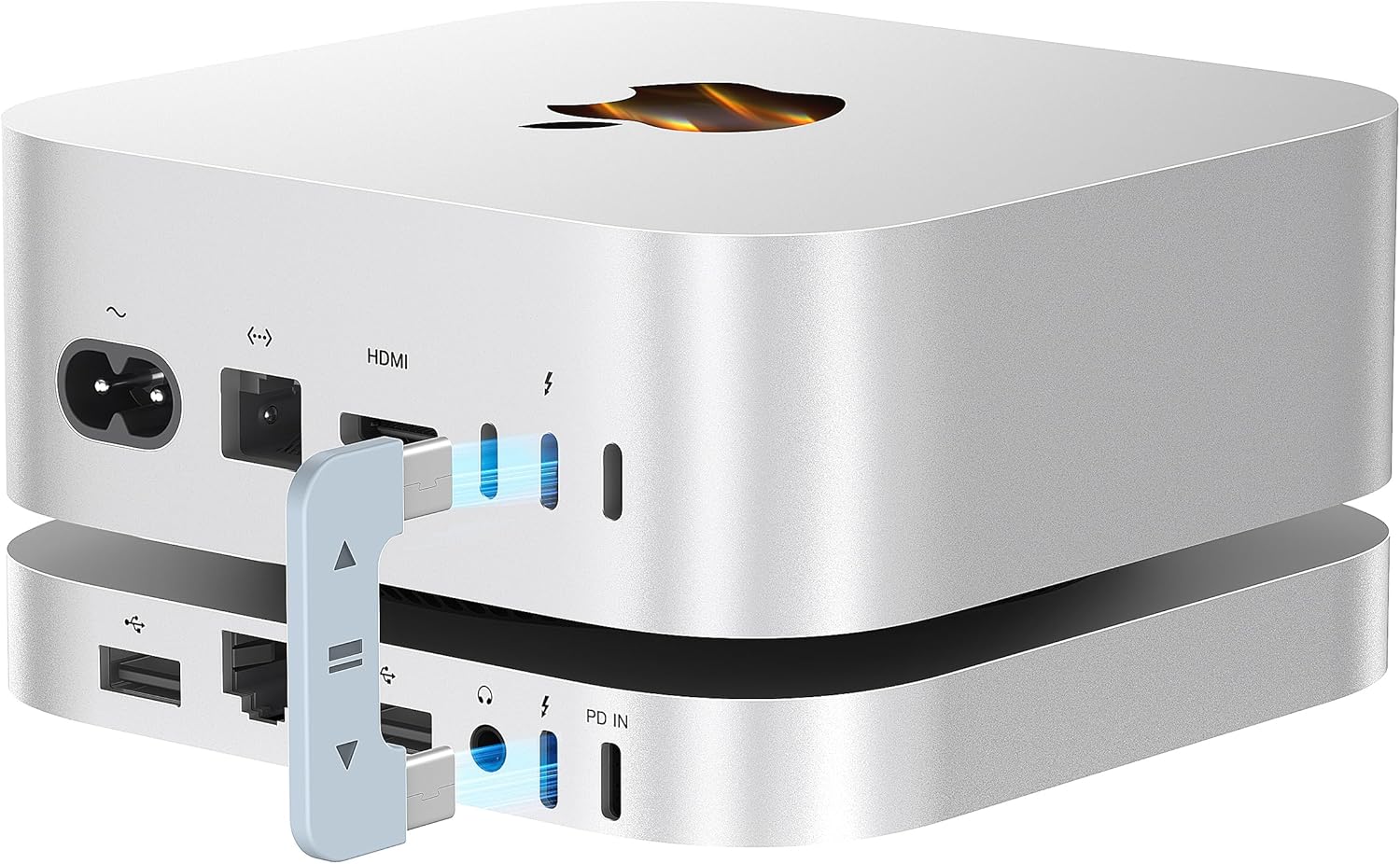 Mac mini M4 Dock with 2TB SSD and High-Speed Connectivity Hub