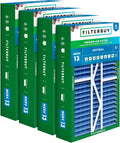 Filterbuy 16x25x5 Air Filter MERV 13 Health Defense - 4-Pack