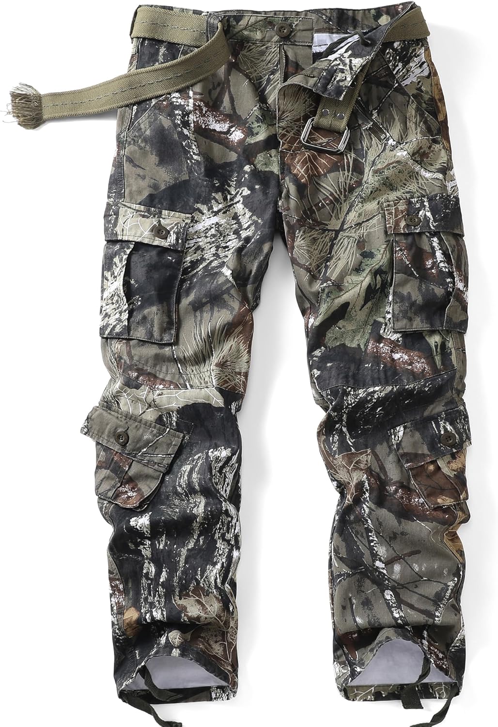 Men's Camo BDU Cargo Tactical Pants for Outdoor Activities