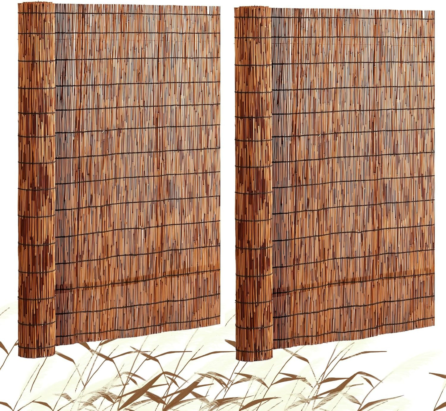 Natural Reed Fencing for Outdoor Privacy and Decoration