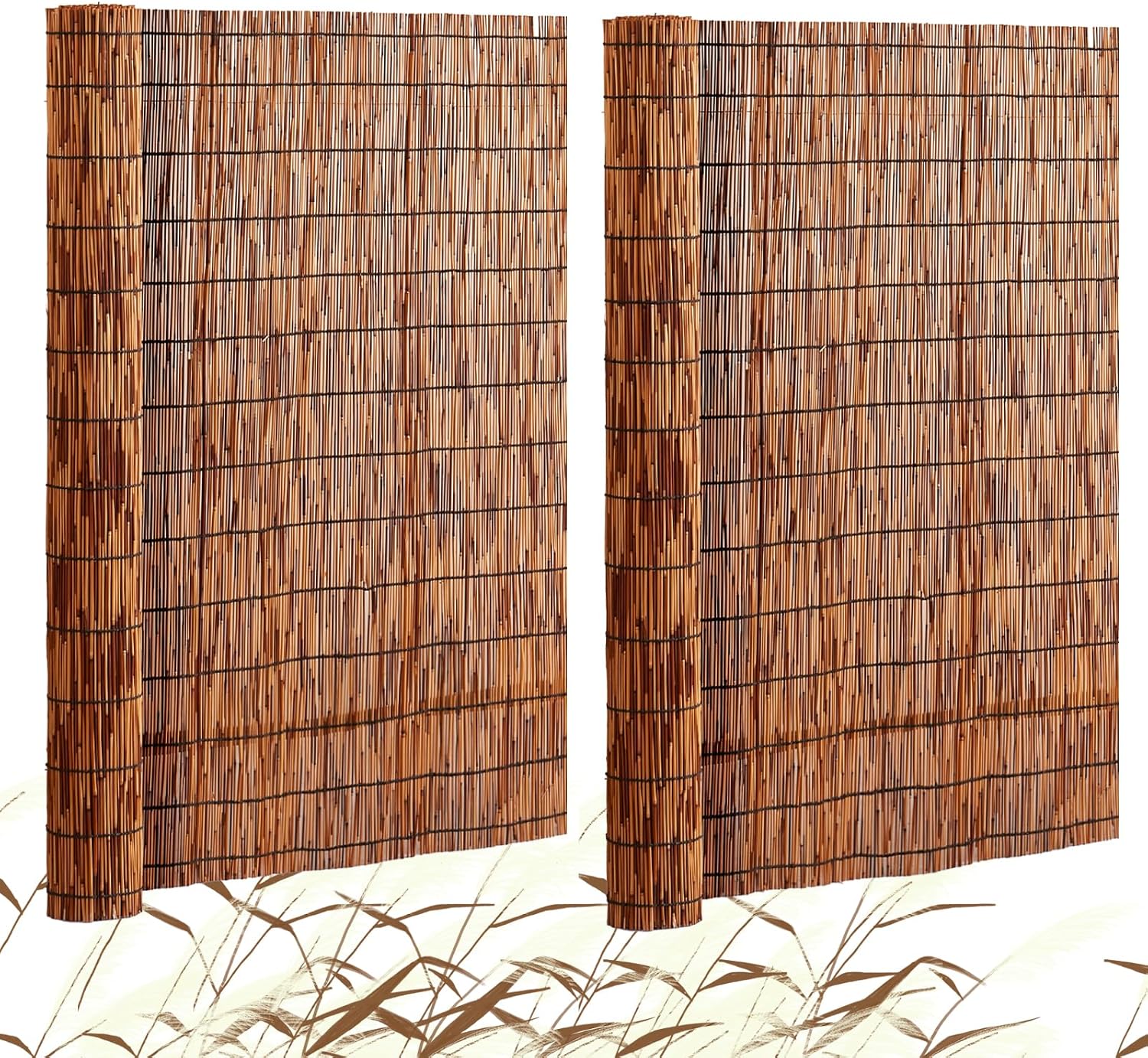 Natural Reed Fencing for Outdoor Privacy and Decoration