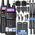 Ham Radio Baofeng uv5r 8w Dual Band Two Way Radio - Long Battery Life