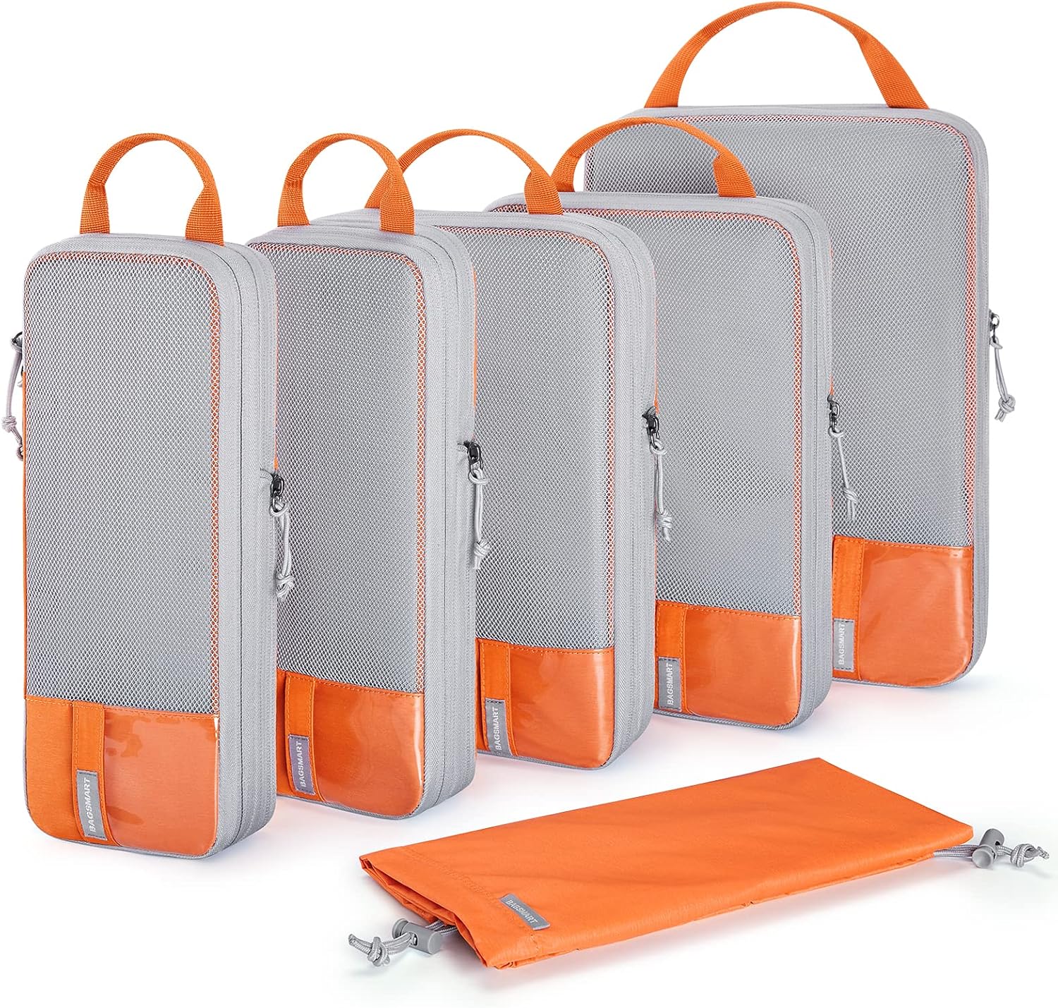 BAGSMART Compression Packing Cubes for Travel - Space Saver