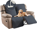 Waterproof Recliner Loveseat Covers 2-Seater Non-Slip - Dark Grey