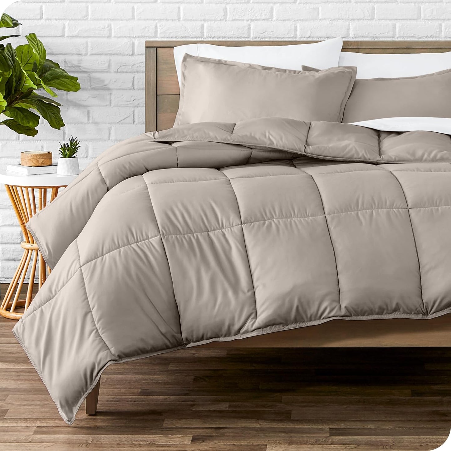 Bare Home Comforter Set - King Size Ultra-Soft All Season Warmth
