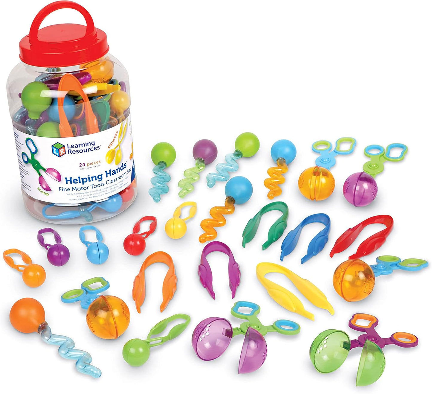 Helping Hands Fine Motor Tools Classroom Set for Ages 3+ Fun