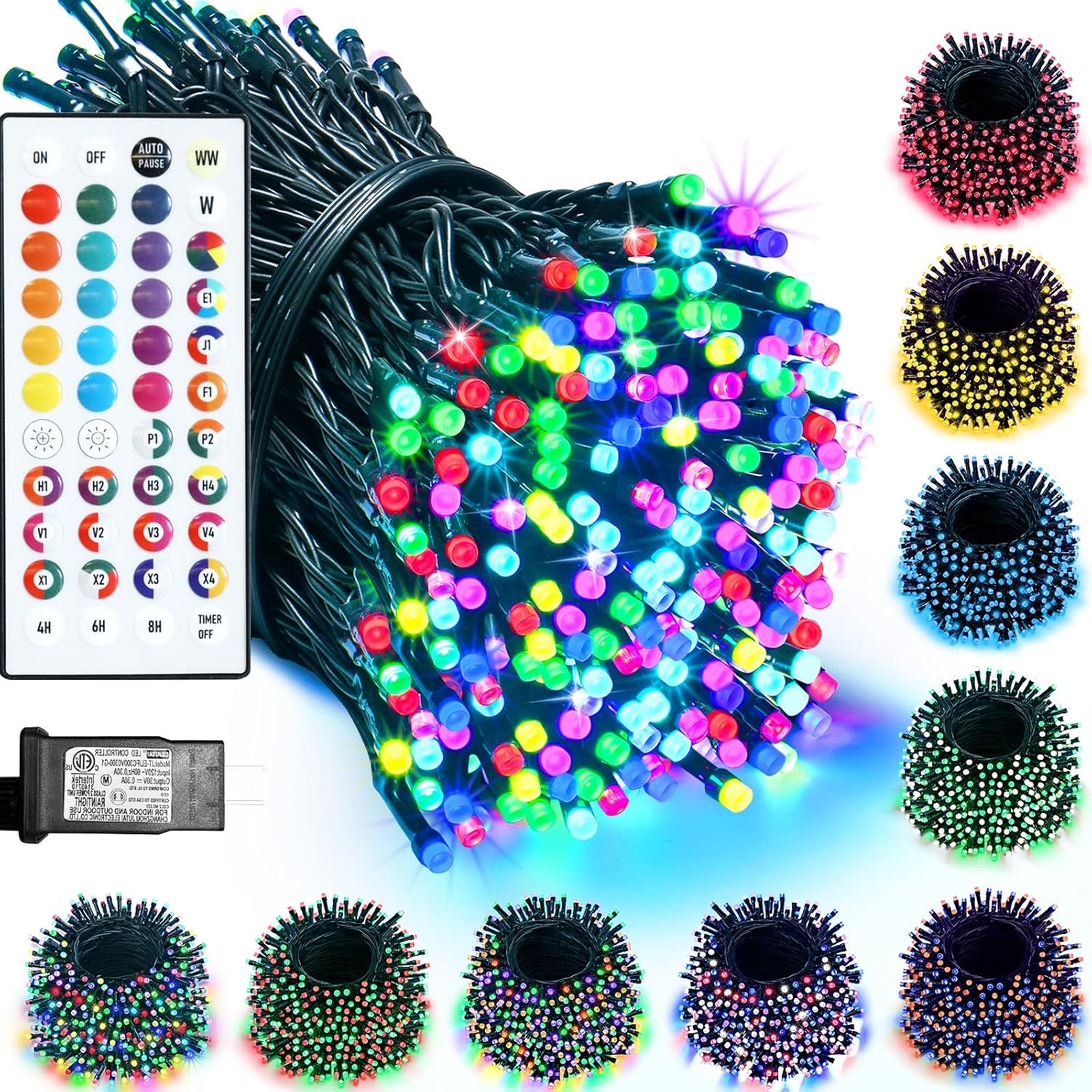 35 Colors Changing Christmas Lights for Holiday Party Decor