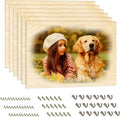 HYHOSHI 6 Pack Sublimation Wood Photo Blanks 11.8 x 15.7 in - DIY Wall