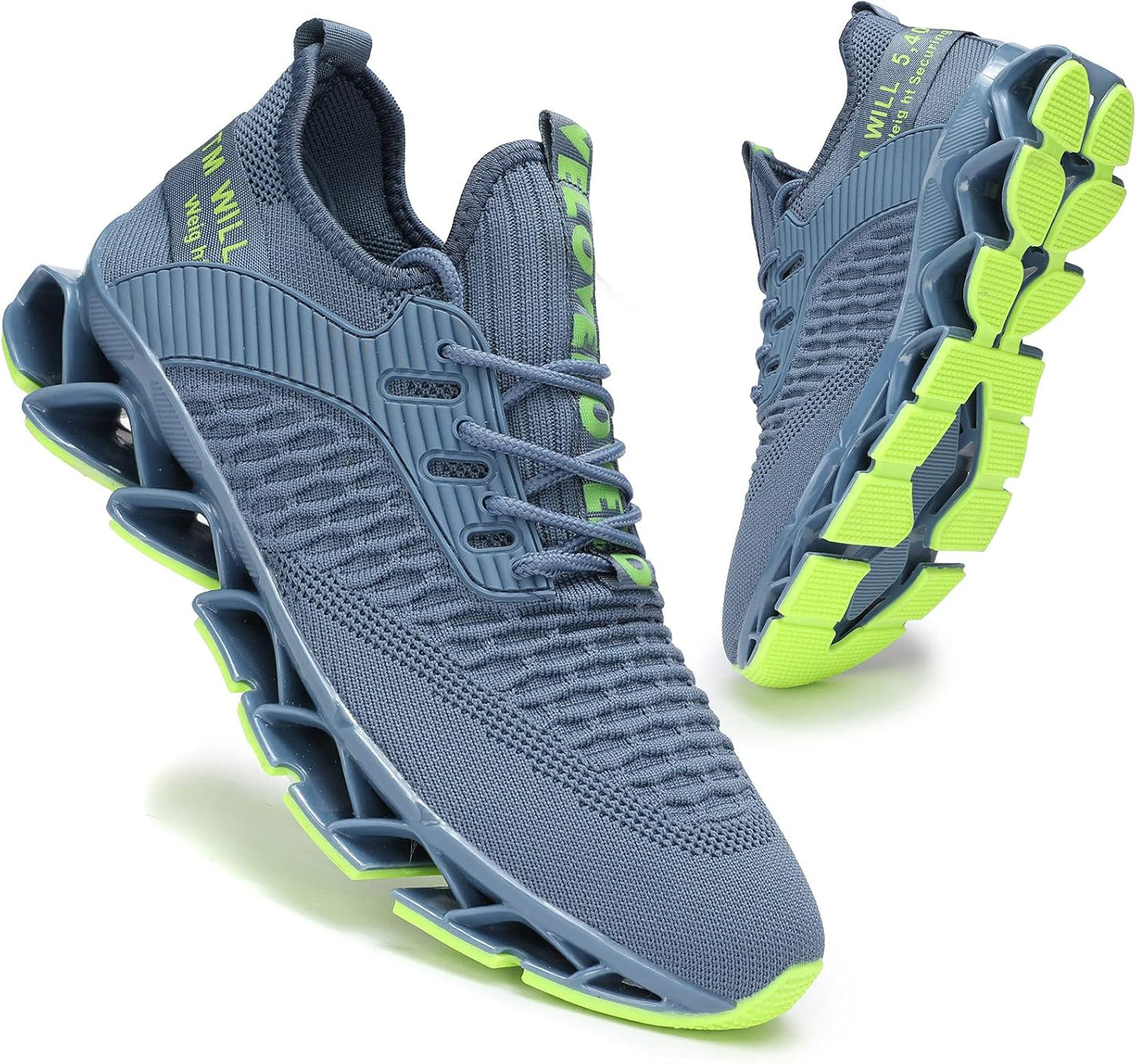 Men's Running Shoes Breathable Non Slip Gym Sports Trainers