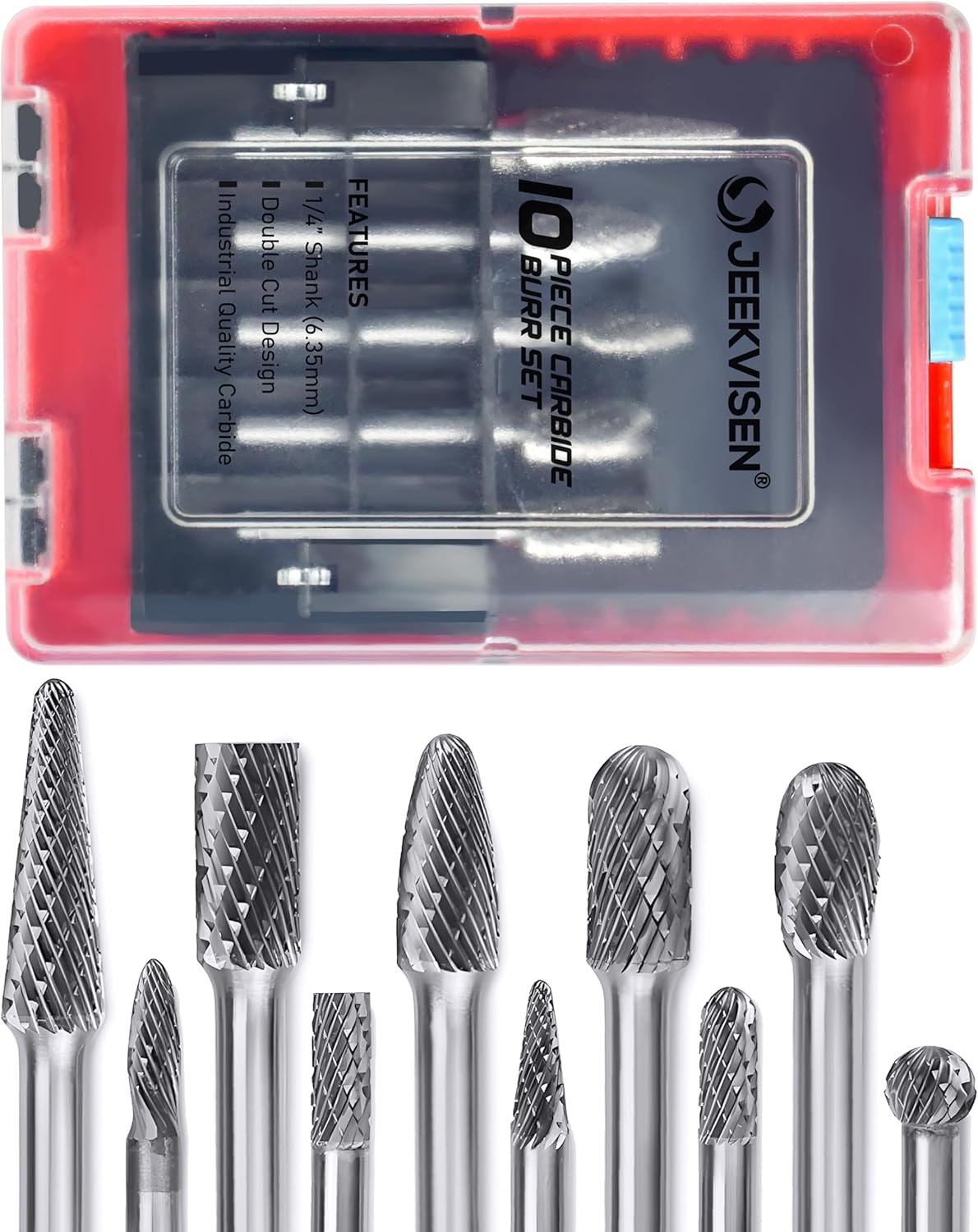 Tungsten Carbide Burr Set for Metal Deburring and Finishing