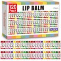 AZEN 120 Pack Lip Balm Natural Flavors - Bulk Moisturizing Care