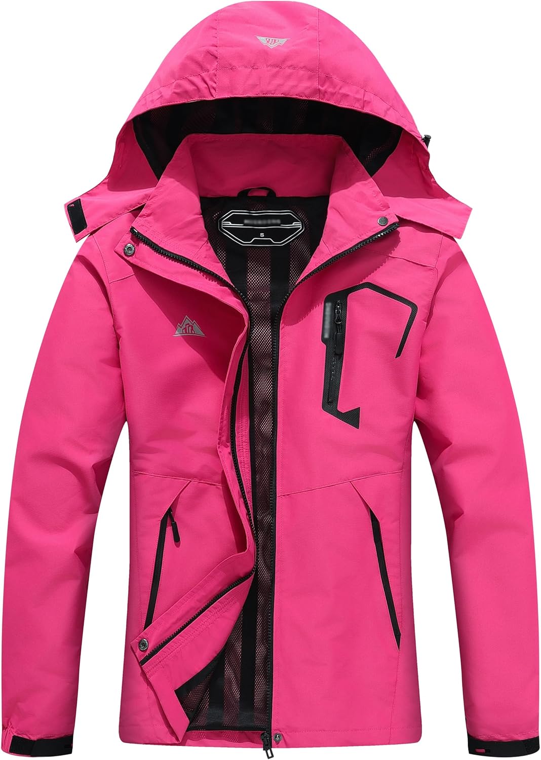 Women's Waterproof Lightweight Rain Jacket for Outdoor Activities