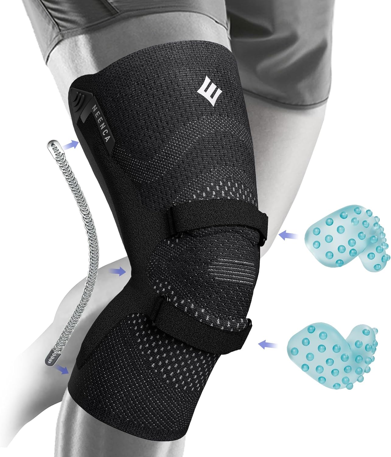 NEENCA Knee Brace for Pain Relief and Sports Protection
